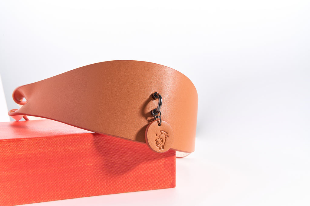Wide PU Leather Dog Collar