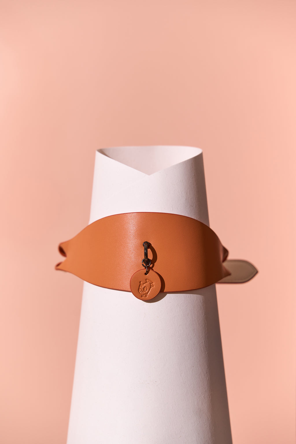 Wide PU Leather Dog Collar